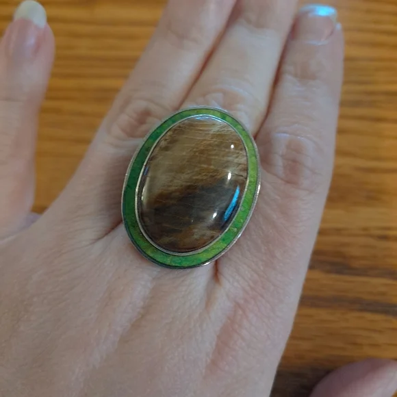 Jay King Jewelry Jay King Sterling Petrified Wood Lemonlime
